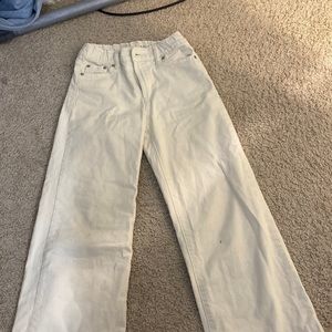 *GAP* kids size 10 High wide beige jeans